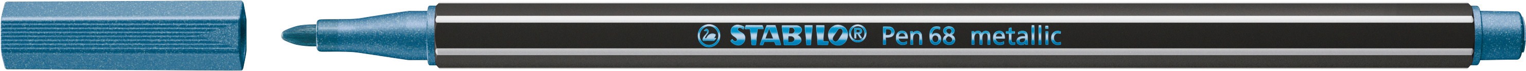Pisak Stabilo Pen metallic niebieski