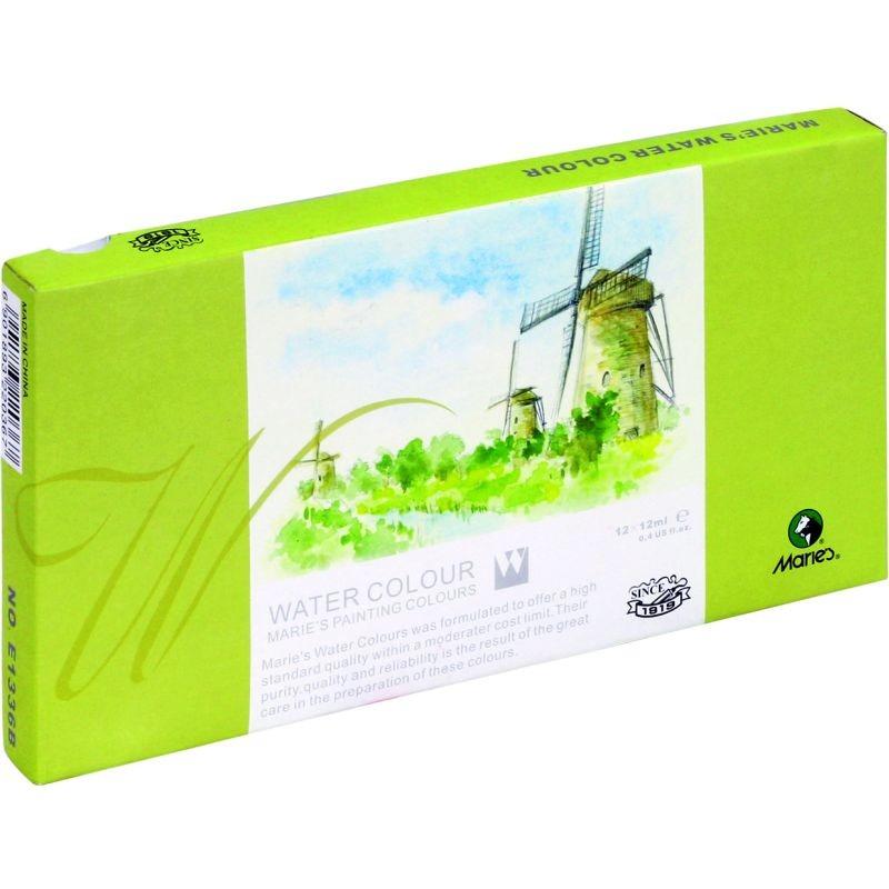 FARBA AKWARELA MARIES E1336B 12ML 12SZT. 170-1908