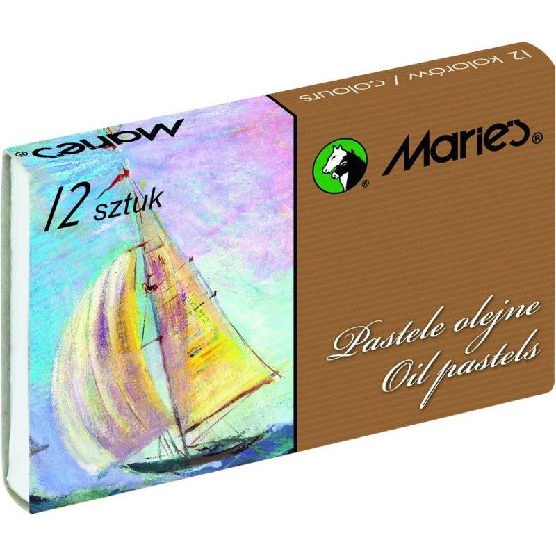 Kredki pastele olejne MARIES E1220 12KOL. KW 170-1884