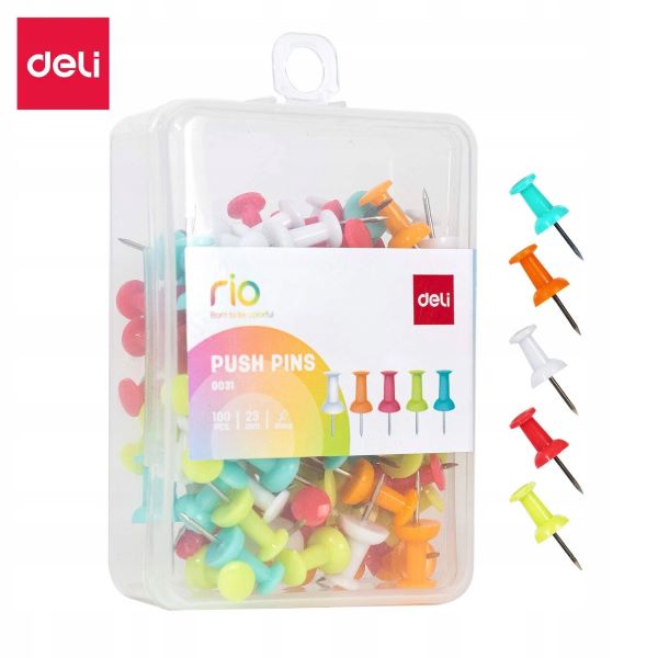 Pinezki beczułki seria Rio (100) Deli E0031 Wpc