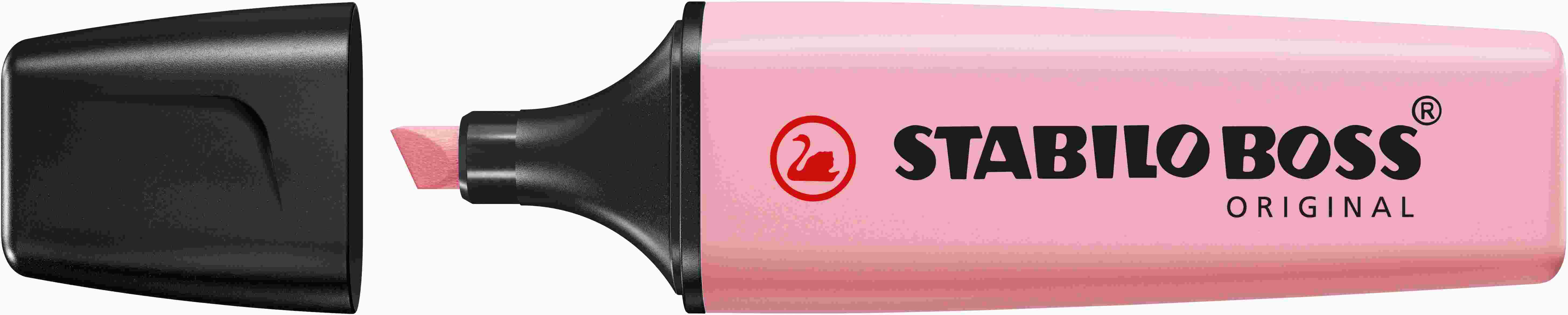 Zakreślacz Stabilo Boss pastelowy różowy
