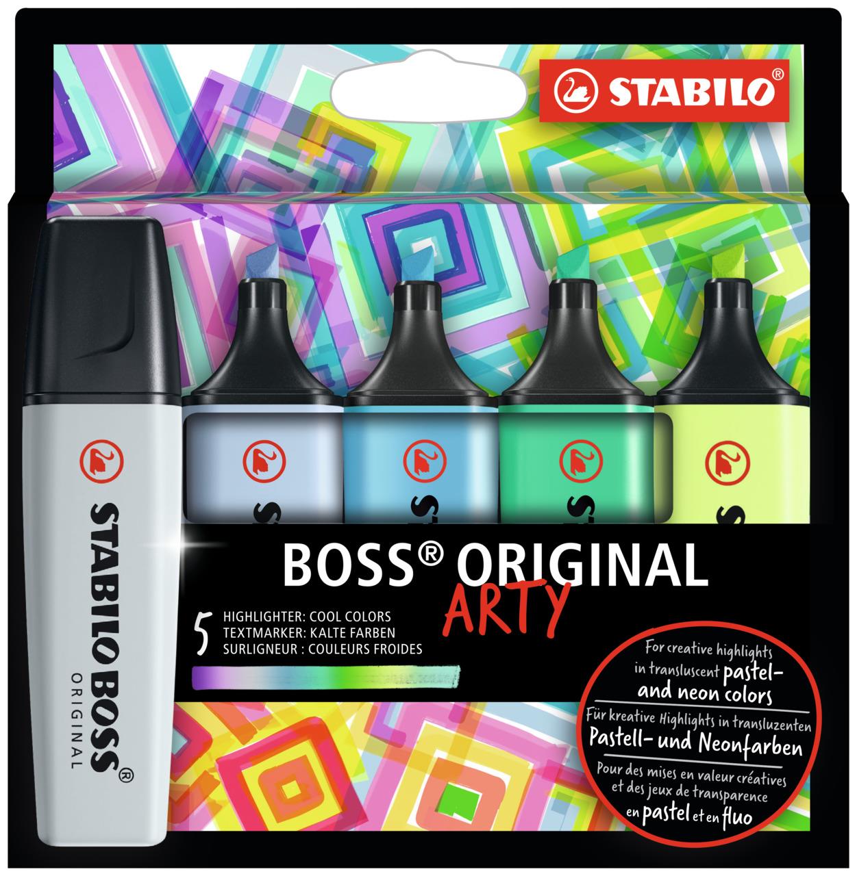 Zakreślacz Stabilo Boss Arty 5 kolorów