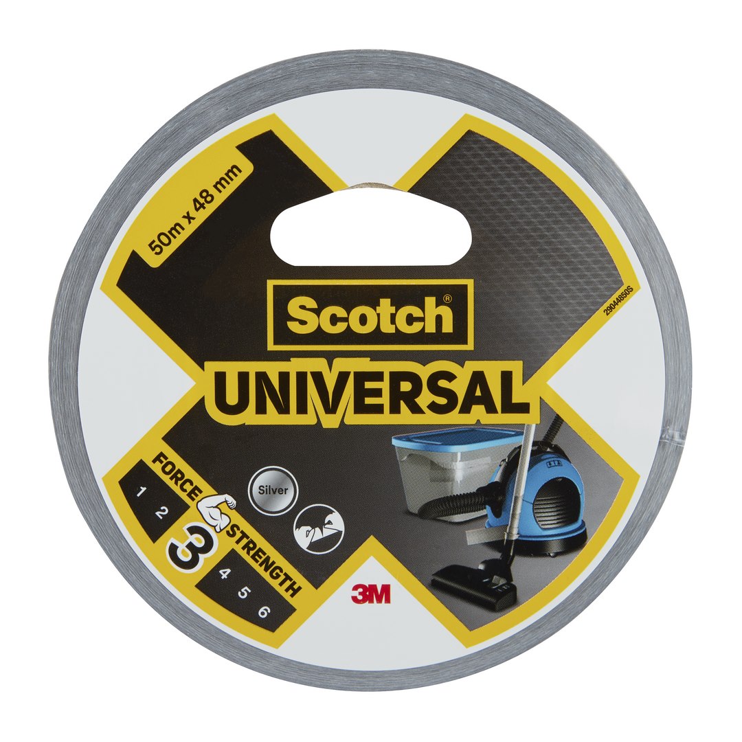 Taśma naprawcza uniwersalna 25m x 48mm srebna Scotch