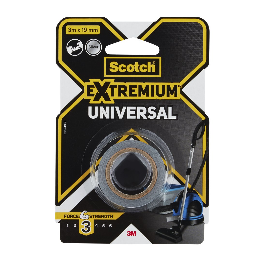 Taśma naprawcza uniwersalna 3mm x 19mm srebna Scotch