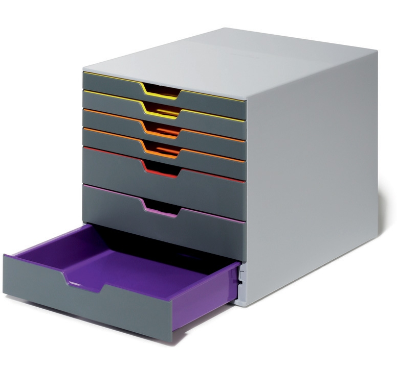 Pojemnik na dokumenty 7 szuflad Varicolor Durable