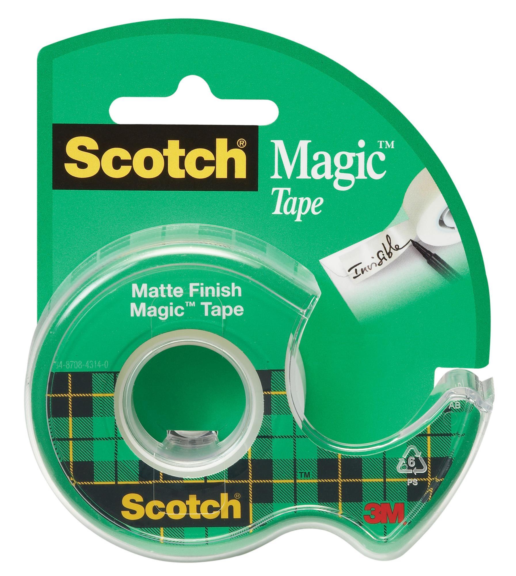 Taśma klejąca Scotch Magic 19mmx7,5m niewidoczna na papierze