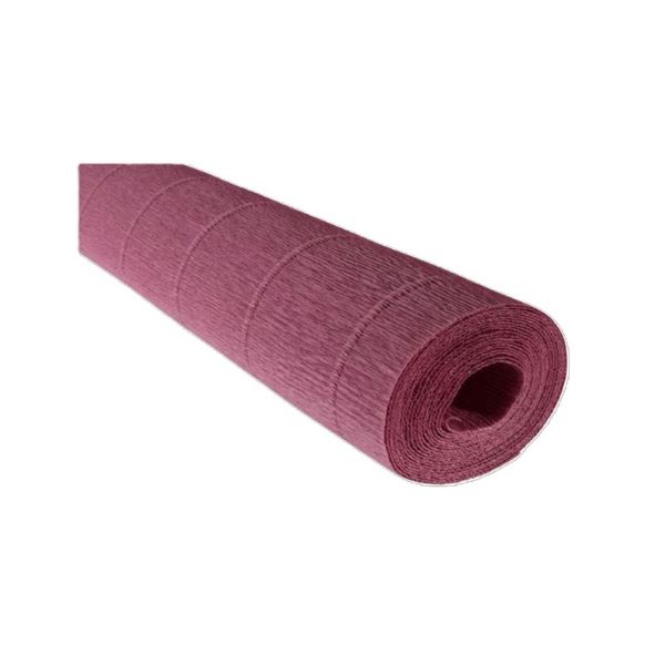 Krepina Bibuła dekoracyjna  620 KD ALIGA  50cm x 2,5m 180g c.brudny róż