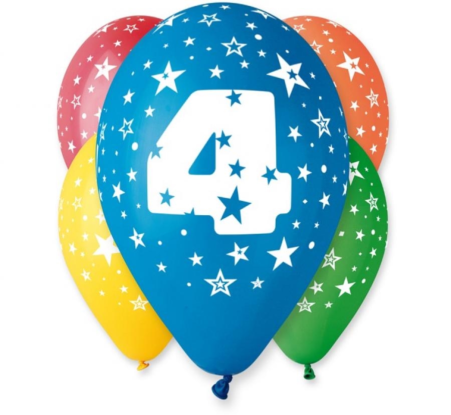 Balony Premium ,,Balony 4" śr. 30 (5szt) GS110/4 GoDan