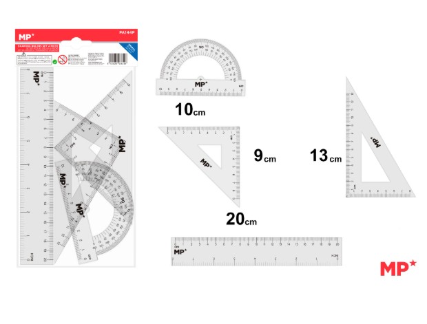 Zestaw geometryczny 20cm PA144P MP