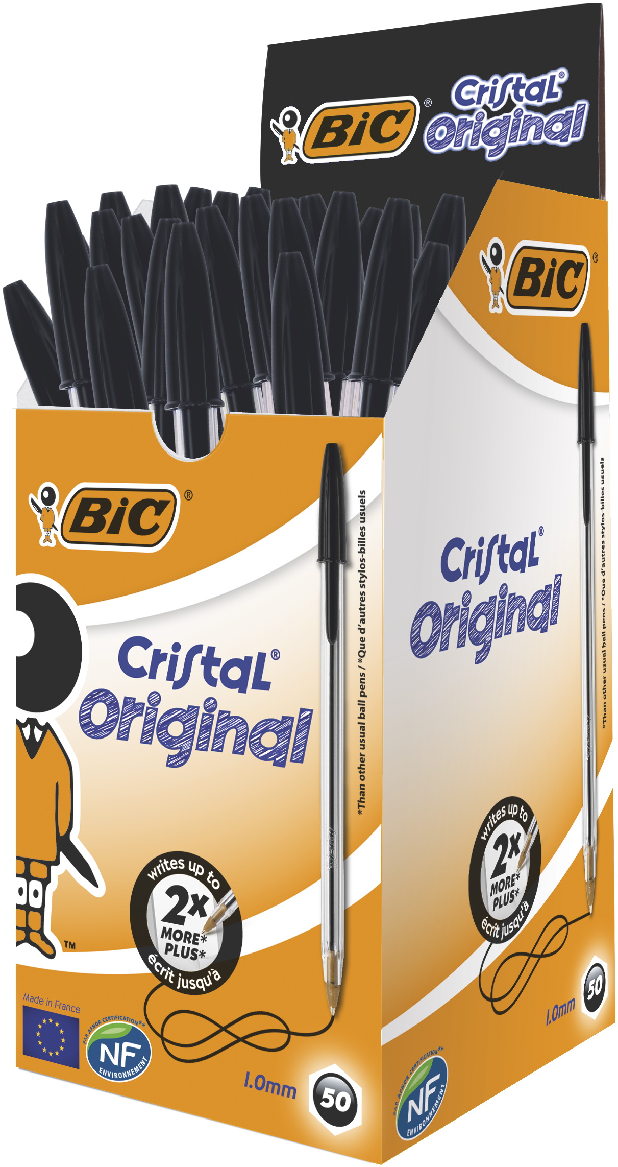 Długopis BIC Cristal Orginal czarny 50szt.