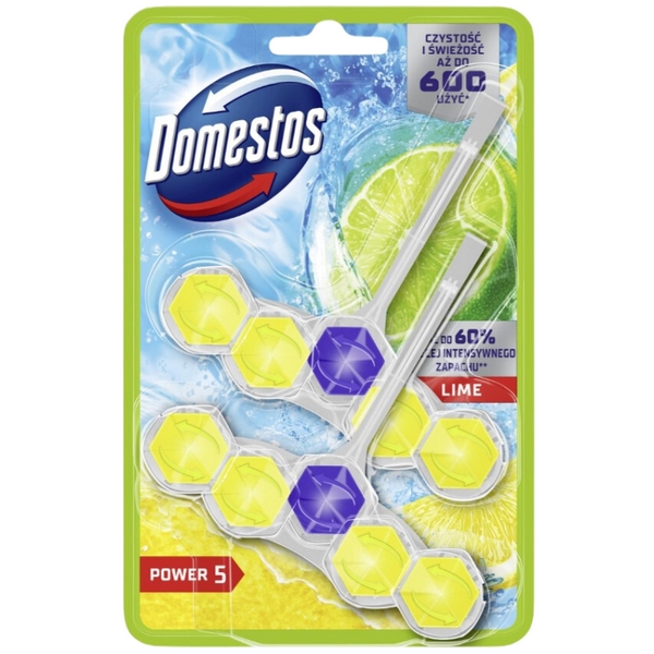 Domestos kostka do WC Power 5 2x50g Lime