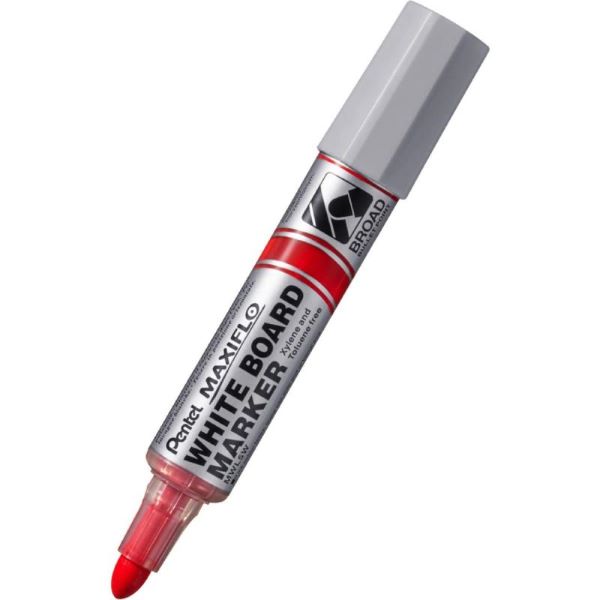 Marker suchościeralny Pentel Maxiflo MWL5W czerwony  MWL5W-BX