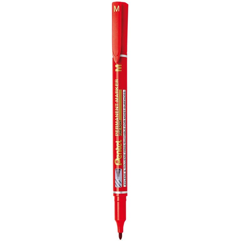 Foliopis Fine Point czerwony (M) 1,0mm NM470- Pentel