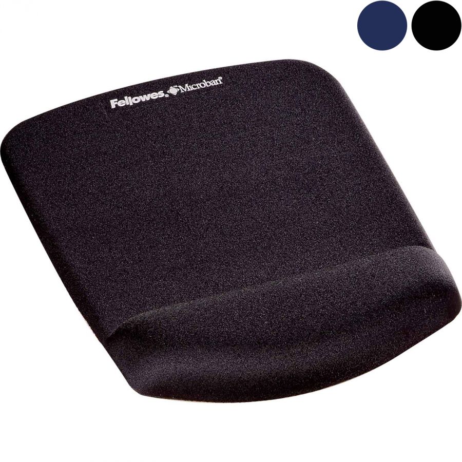 Podkładka przed klawiaturę Fellowes Plush Touch czarna