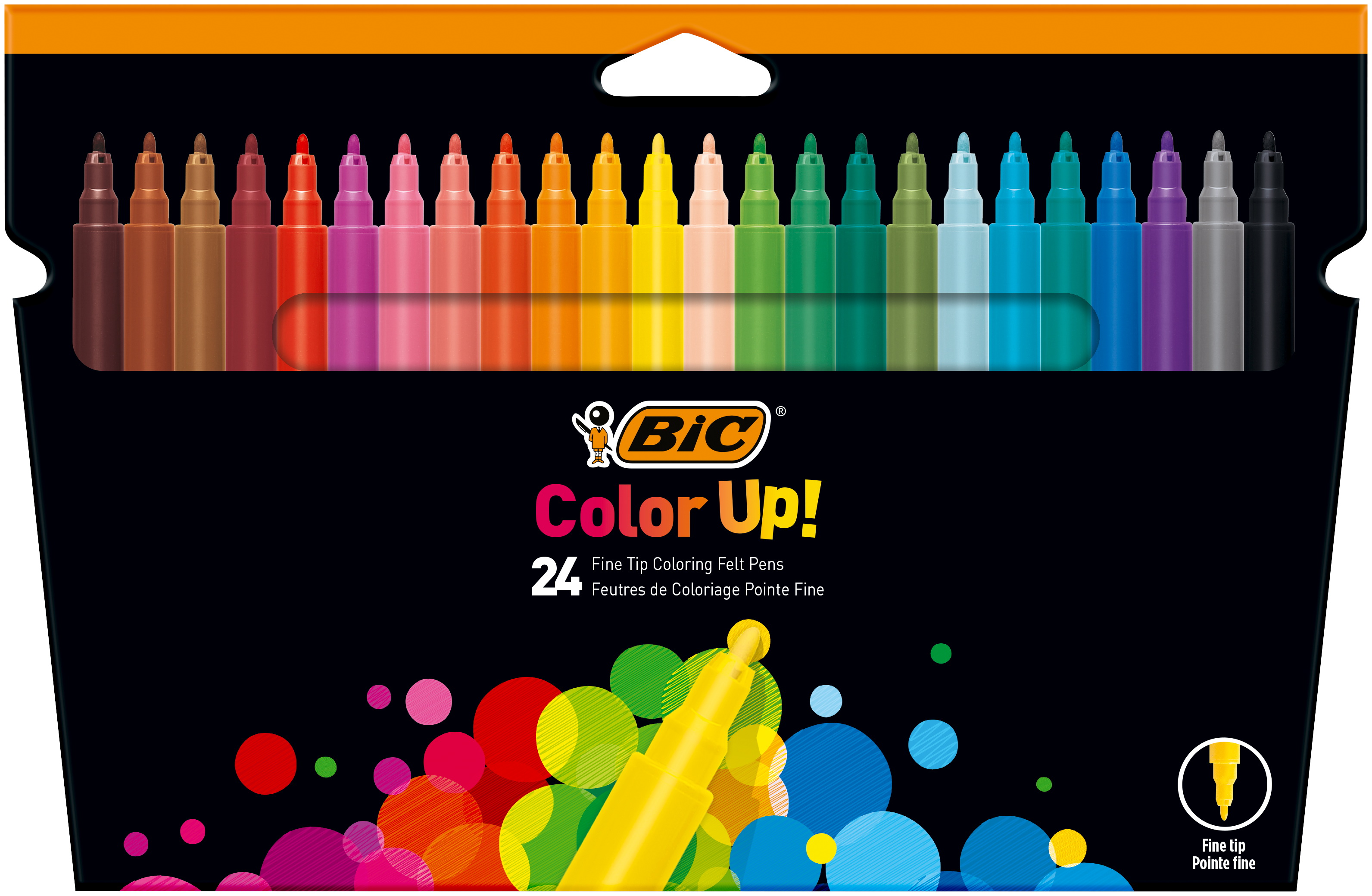 Pisaki Bic Color Up 24 kolory