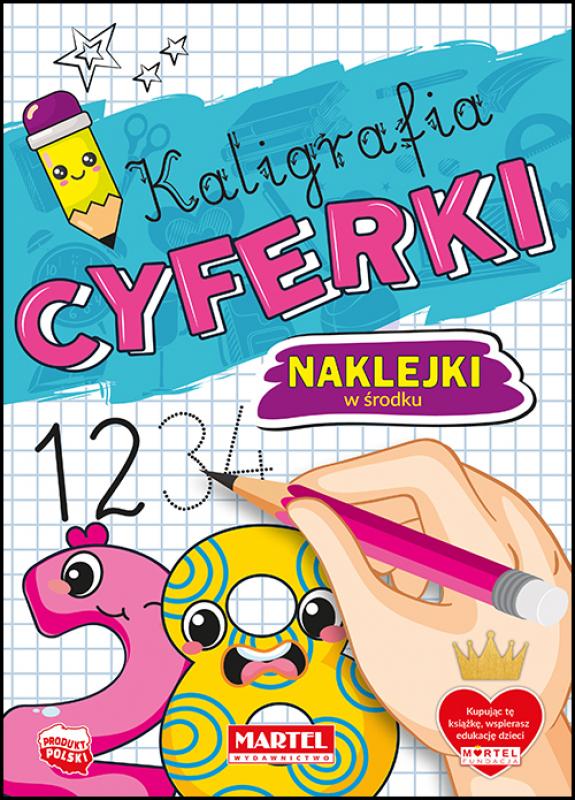Kaligrafia Cyferki z naklejkami Martel