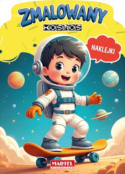 Zmalowany kosmos z naklejkami Martel