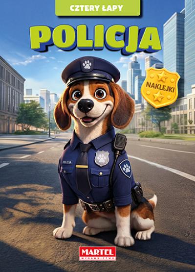 Cztery łapy - Policja z naklejkami Martel