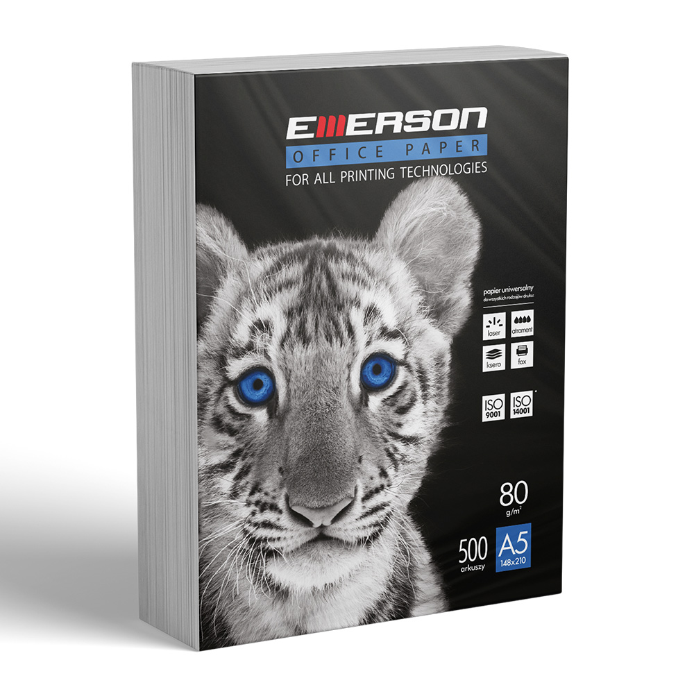 Papier ksero A5 80g 500ark. Emerson