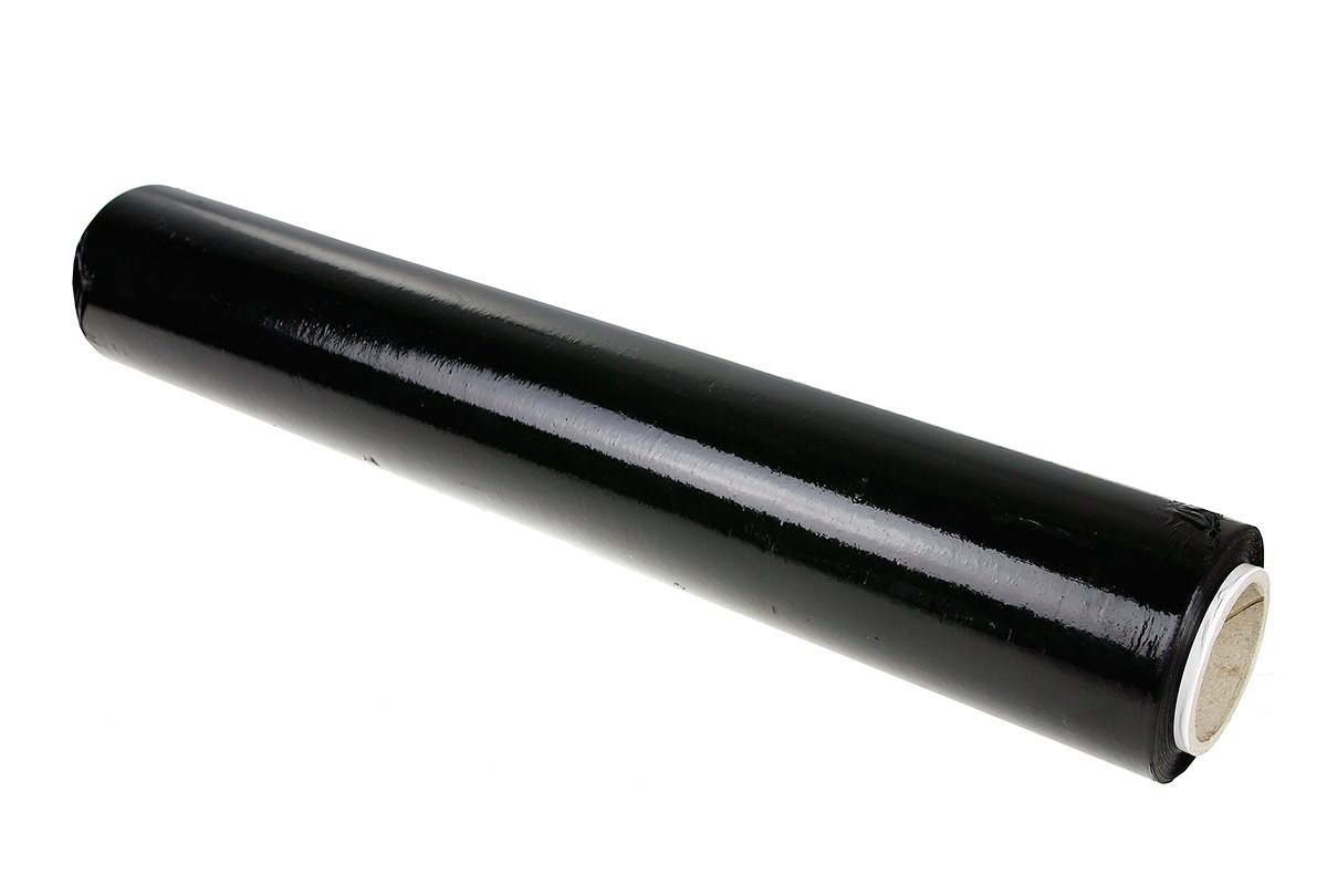 Folia do palet stretch 1,2kg netto czarna