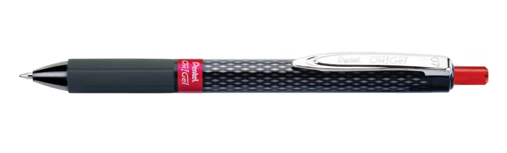 Długopis żelowy Pentel OH! Gel K497 czerwony