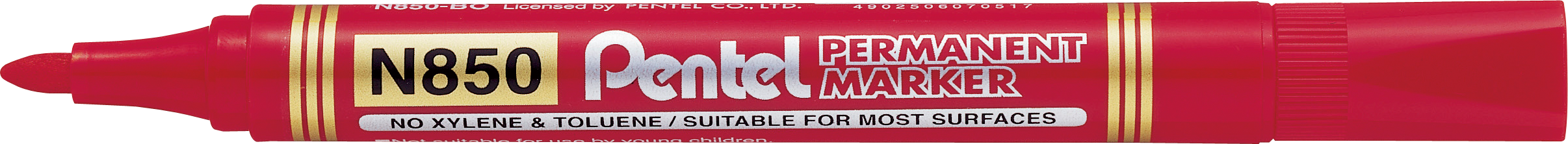 Marker permanentny Pentel N850 czerwony
