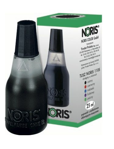Tusz do stempli gumowych Noris 110S czarny