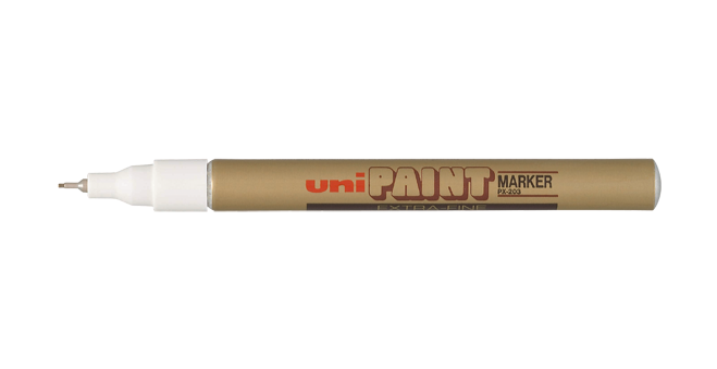 Marker olejowy Uni PX203 złoty