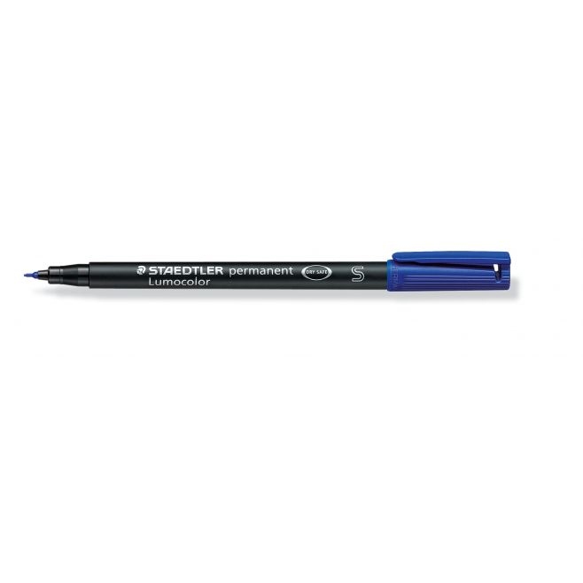 Foliopis Staedtler Lumocolor niebieski B