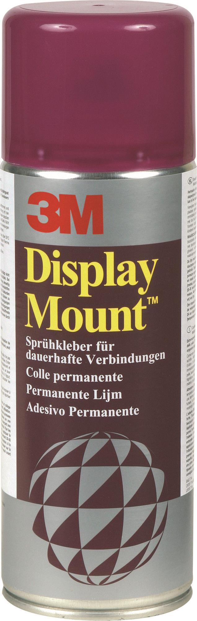 Klej w aerozolu 3M Display Mount™, do mocnych połączeń, 400ml