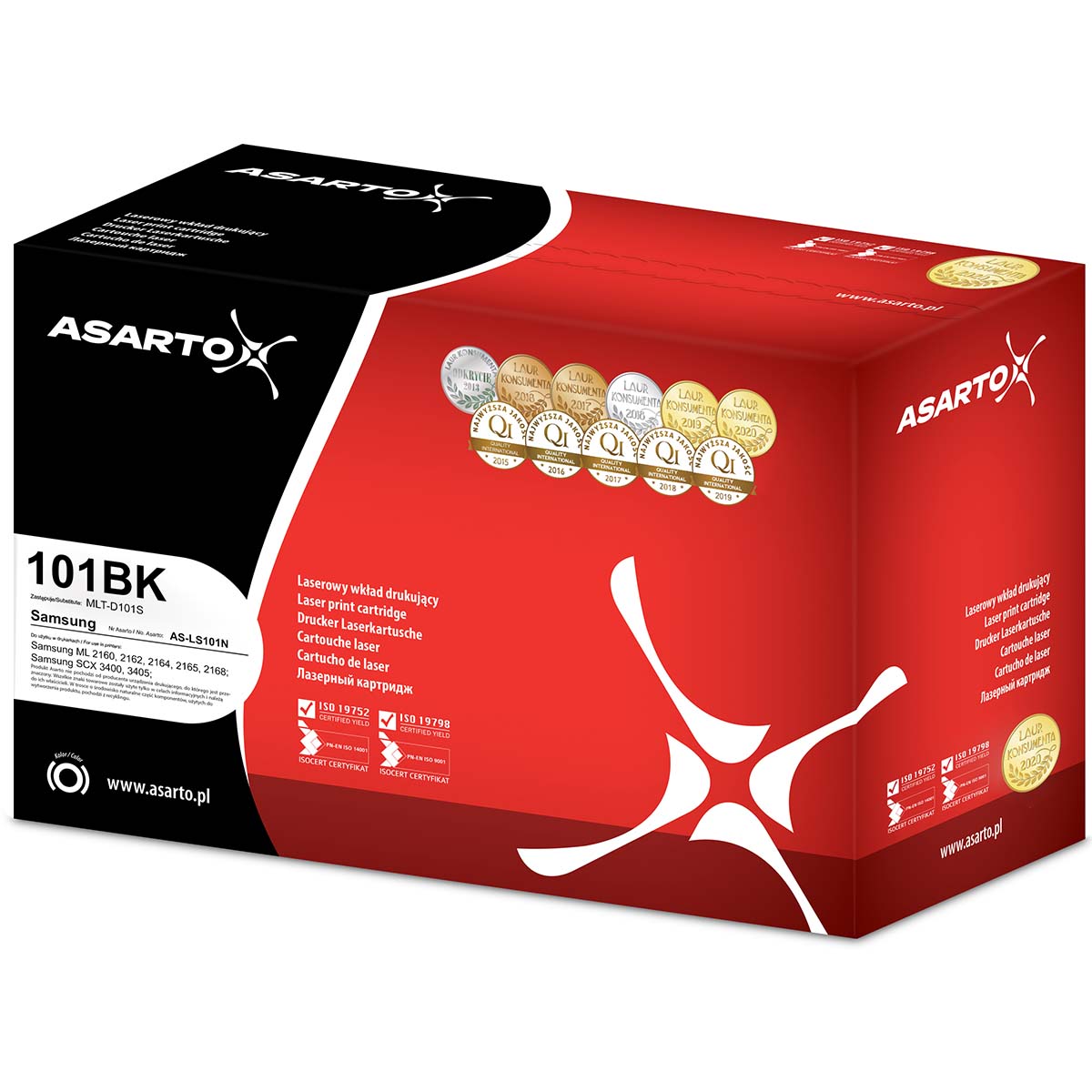 Toner Asarto Samsung 101BK | MLT-D101S | AS-LS101N | 1500k | black