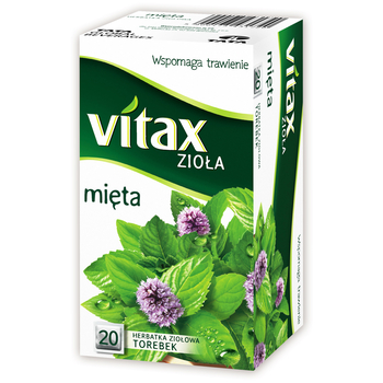 Herbata Vitax miętowa 20 torebek