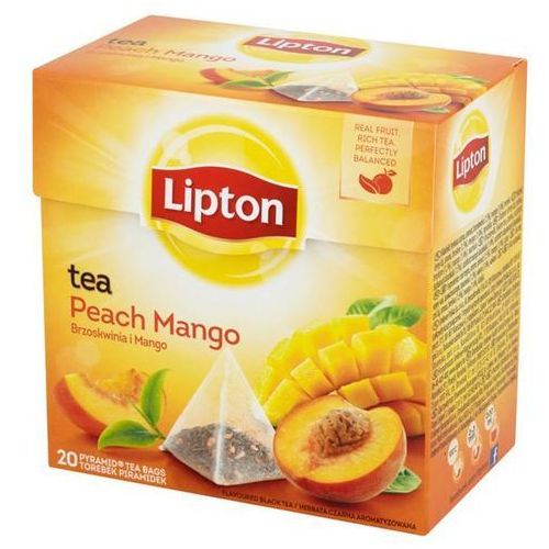 Herbata Lipton brzoskwinia-mango w piramidkach 20 torebek