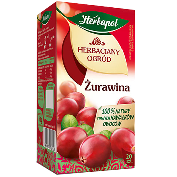 Herbata Herbapol żurawina 20 torebek