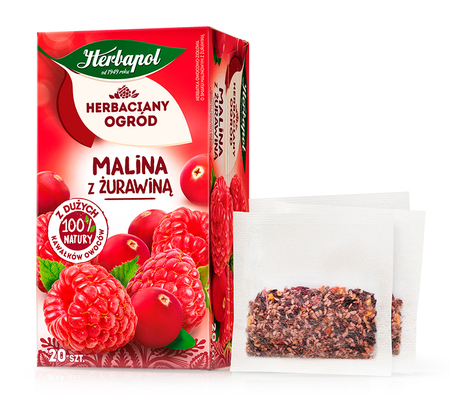 Herbata Herbapol Herbaciany Ogród malina z żurawiną (20)
