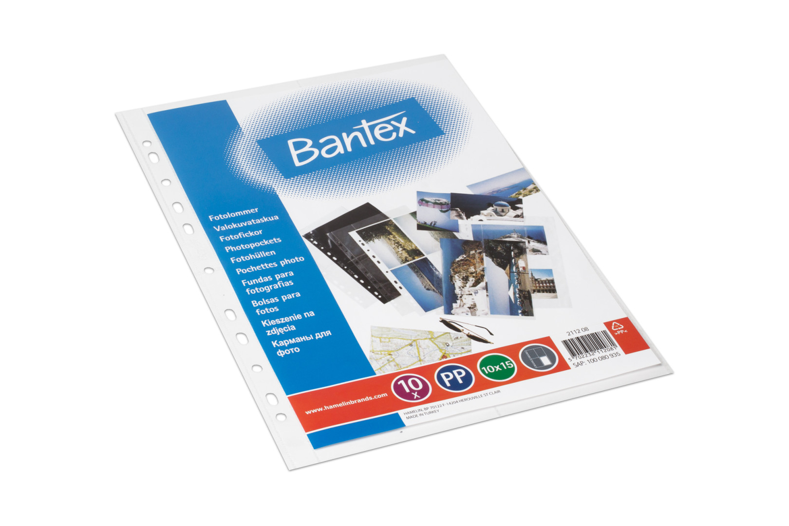 Koszulki na zdjęcia 10x15 (10 szt.) Bantex