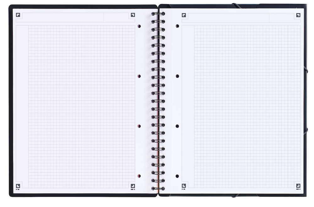 Kołonotatnik A4+/80 kratka Oxford  Meetingbook okładka PP