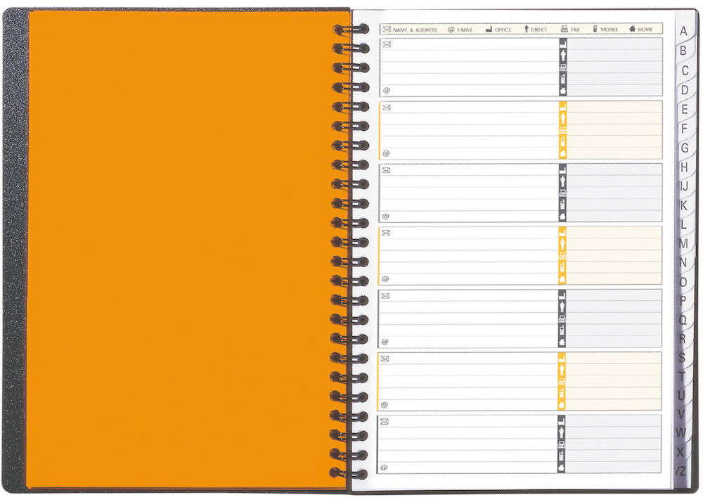 Skorowidz Oxford Addressbook A5 72k.