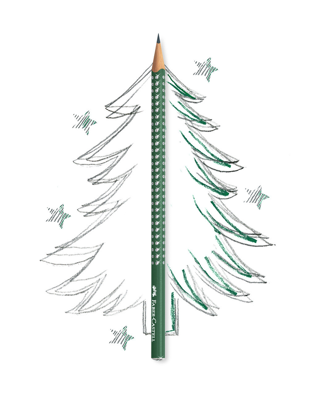 Ołówek Sparkle Pearly Forest Green Faber Castell