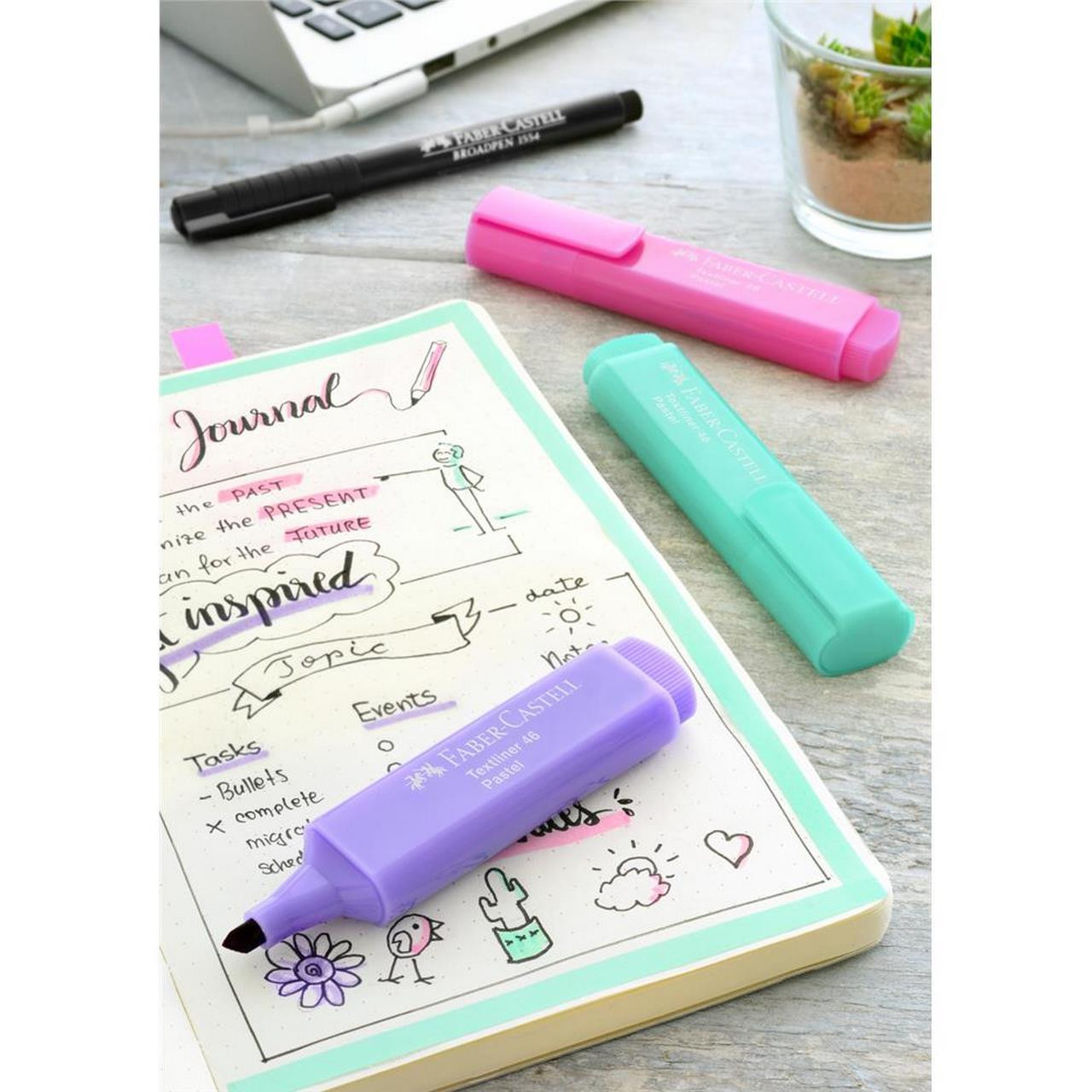 Zakreślacz Faber Castell Textliner 1546 liliowy