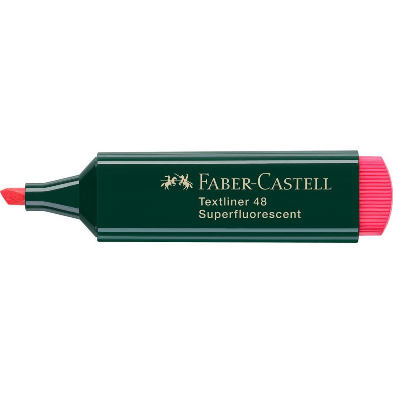 Zakreślacz Faber Castell Textliner 1548 czerwony