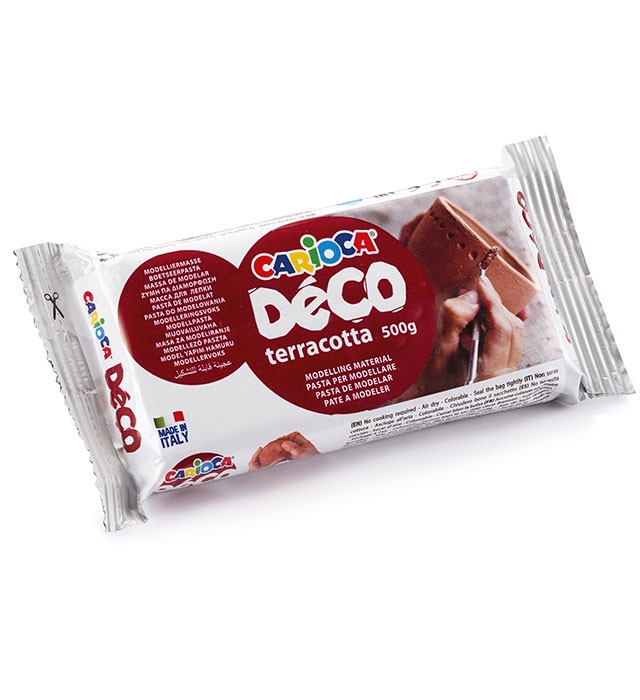 Masa do modelowania 500g terakota Carioca