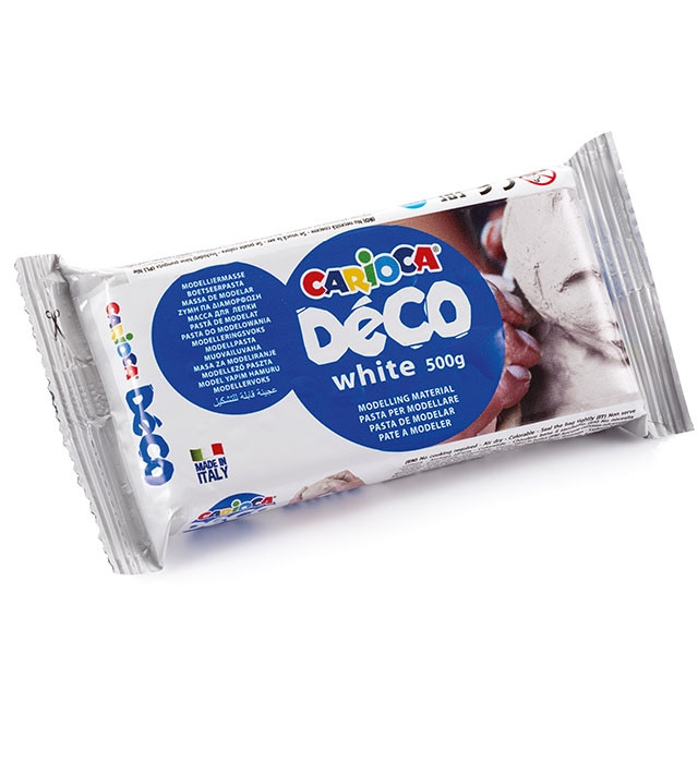 Masa do modelowania 500g biała Carioca samoutwardzalna