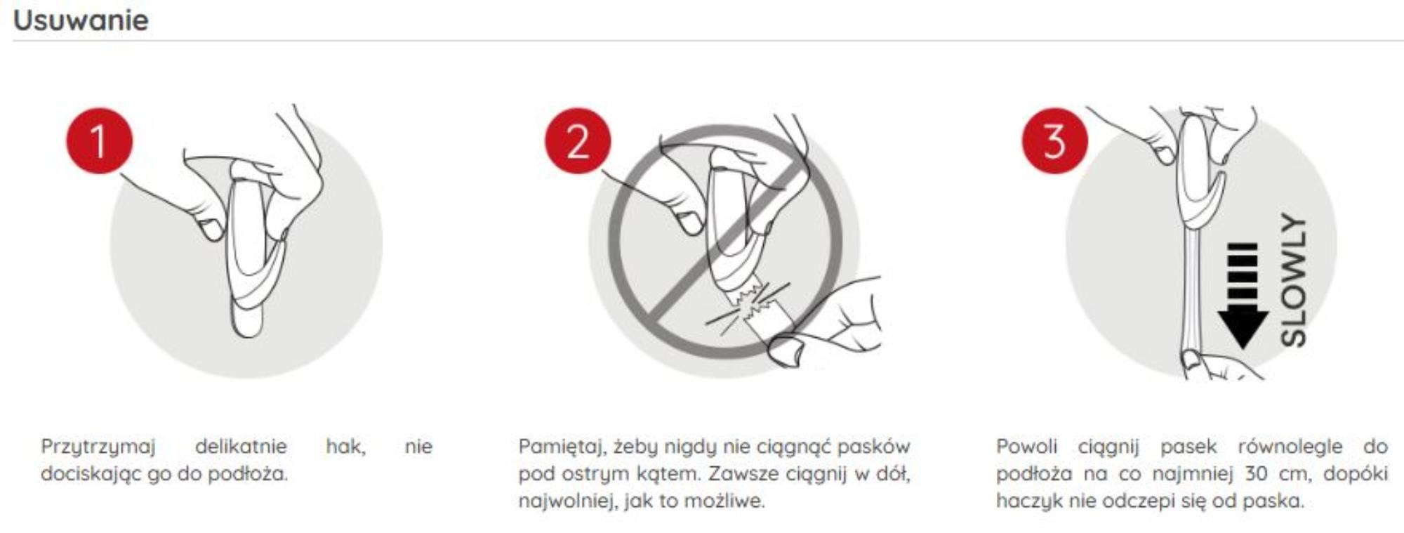 Haki średnie wielerazowego użytku Command 3M Designer 2szt.