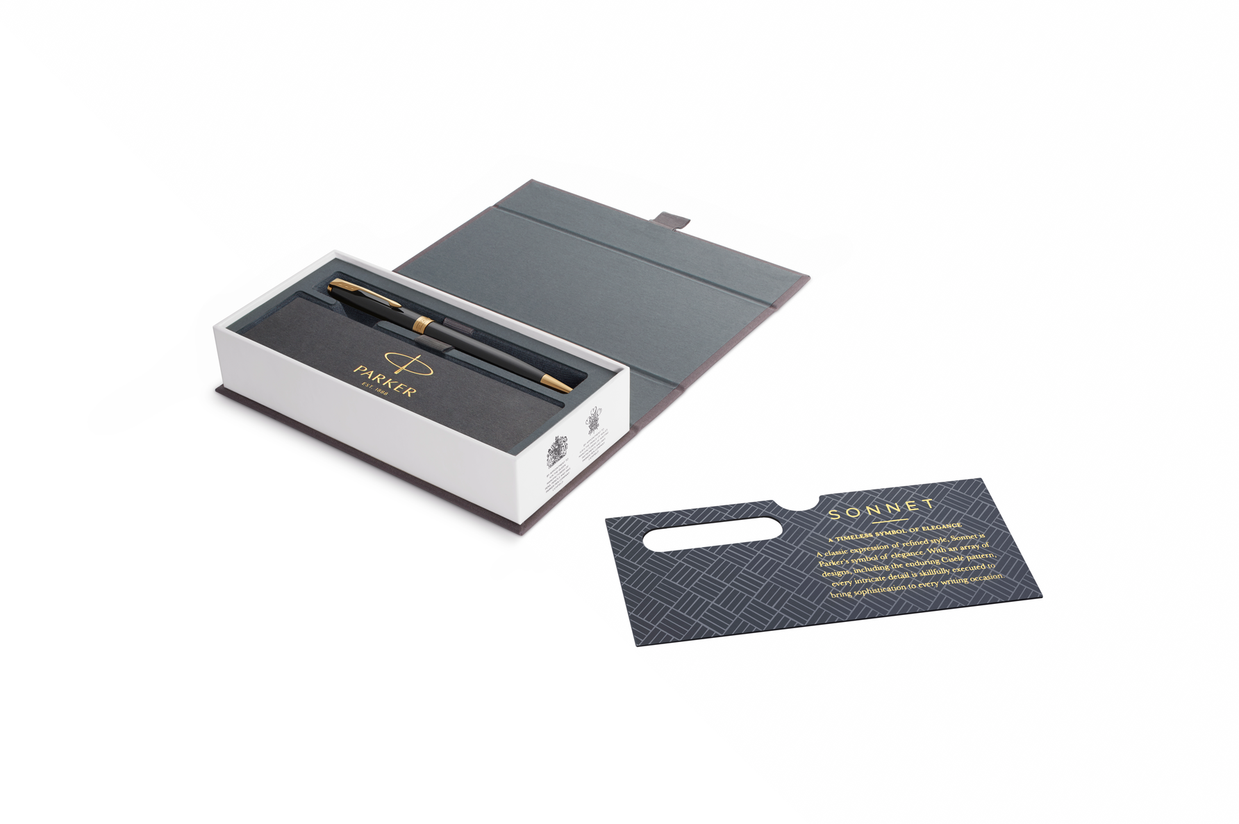 Długopis Parker Sonnet Black Lacquer GT