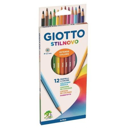 Kredki Giotto Stilnovo Intense zestaw 12 kolorów