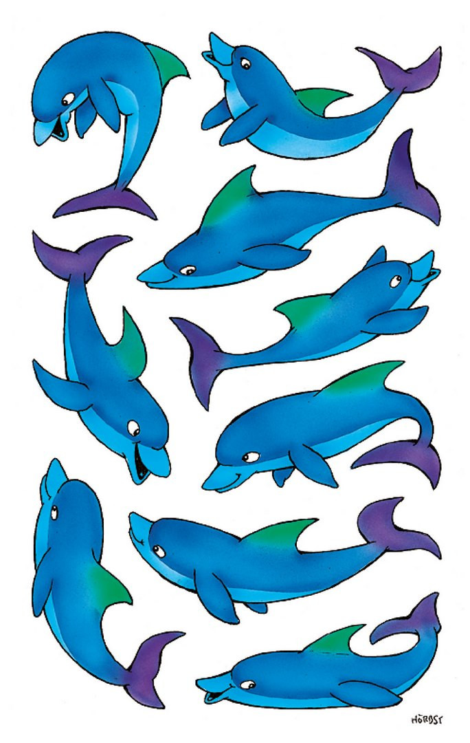 Naklejki Z-Design Kids delfiny 53444 Avery