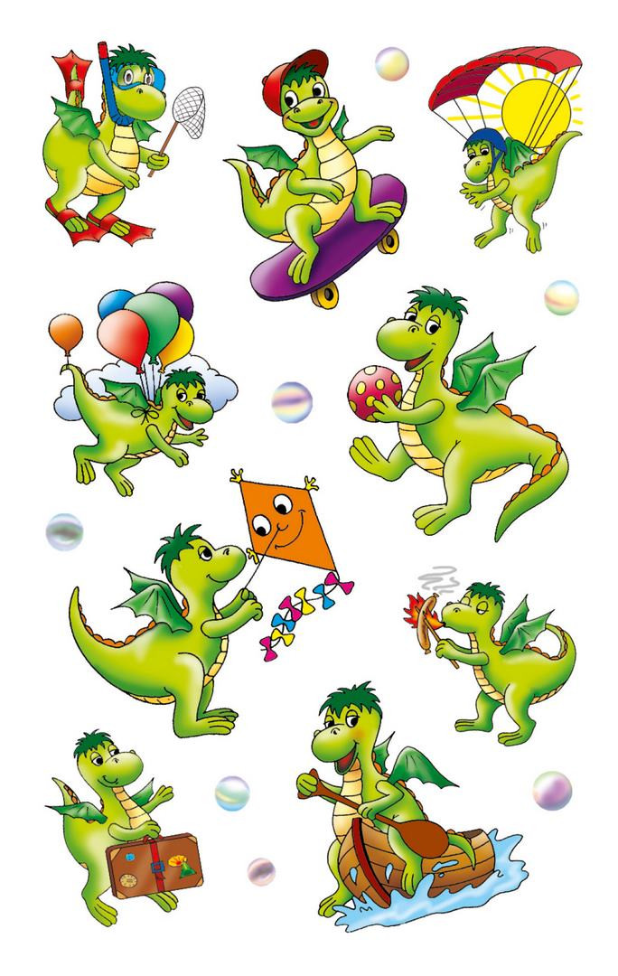 Naklejki Z-Design Kids dinozaury 54043 Avery