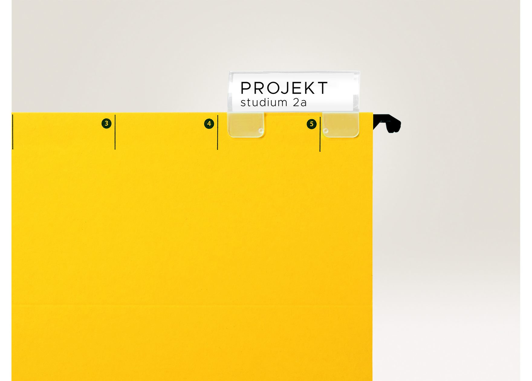 Etykiety mini do teczek wiszących do drukarek Dymo LabelWriter 50x12 mm
