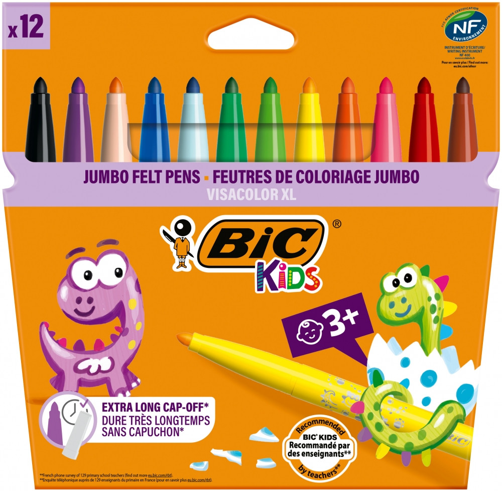 Pisaki 12 kol. Visacolor XL (12) Bic 8922233